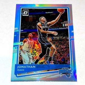 2020-21 JONATHAN ISAAC Magic Silver Prizm Donruss Optic Basketball Card #66